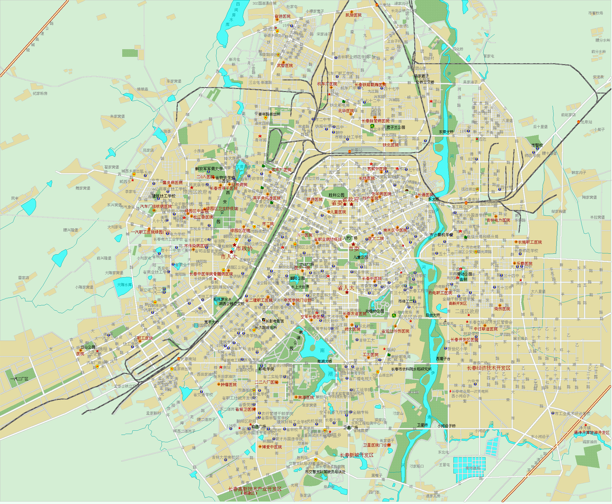Changchun Map - China